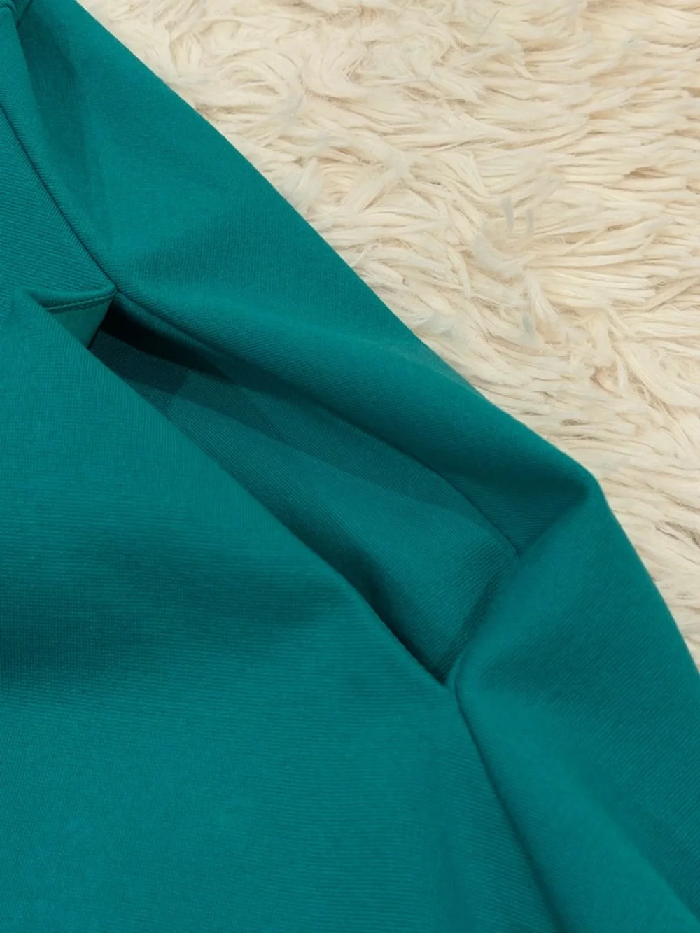 Kate Spade Colorblock Ponte Fiorella Dress Small Emerald‎ Green Navy Fit & Flare
